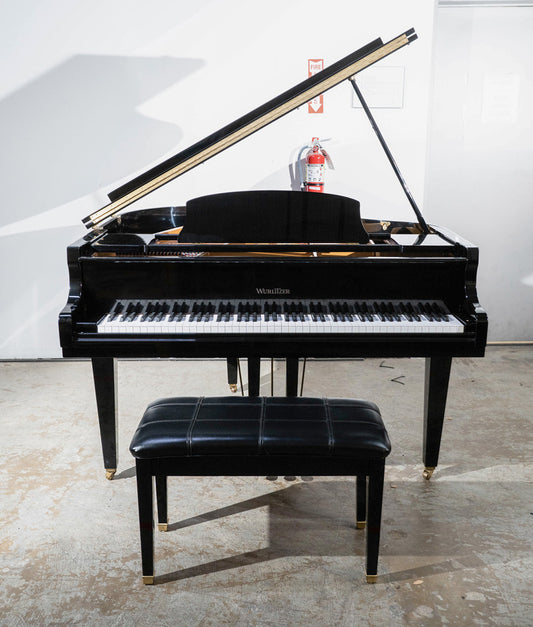 Wurlitzer C-143 Grand Piano | Polished Ebony | 4'8"| Serial No. 62110 | Used