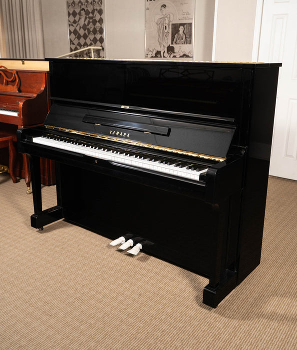 Yamaha U1 Upright Piano | Polished Ebony | 48" | 1987 | Serial No. 4358318 | Used