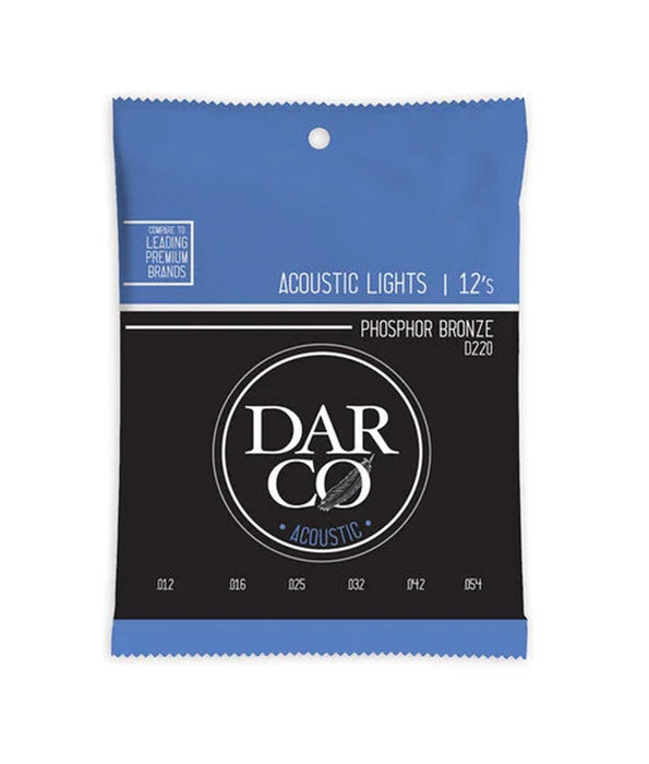 Martin Darco Phosphor Bronze Acoustic Guitar Strings - 12 String (Light) | New