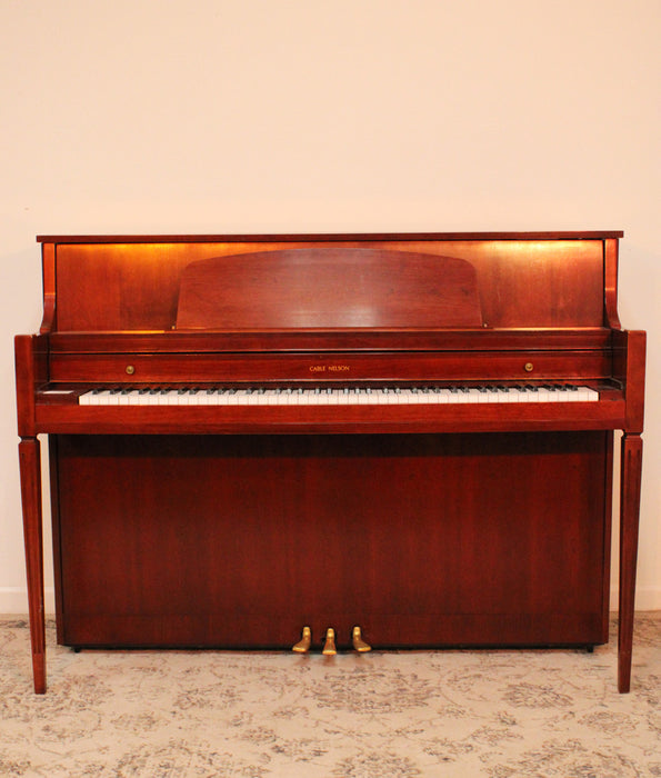 1958 Cable-Nelson 44.5" CN M450 Upright Piano | Satin Mahogany | SN: 283272 | Used