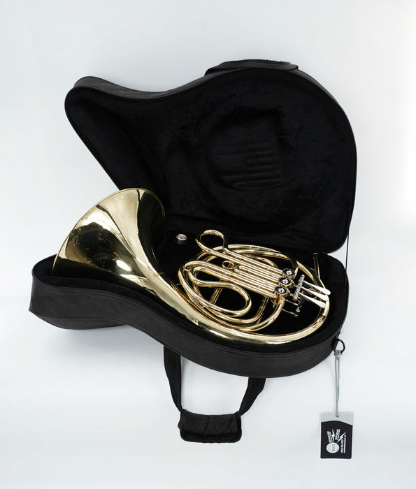 Pre-Owned Mendini MFH-20 Single Key of F Brass French Horn | Used