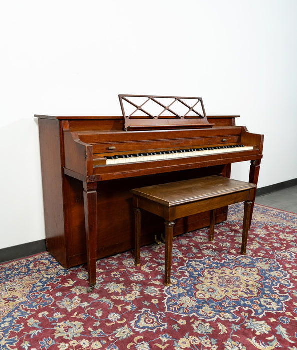Kimball Classic Upright Piano | Satin Mahogany | SN: 615879 | Used