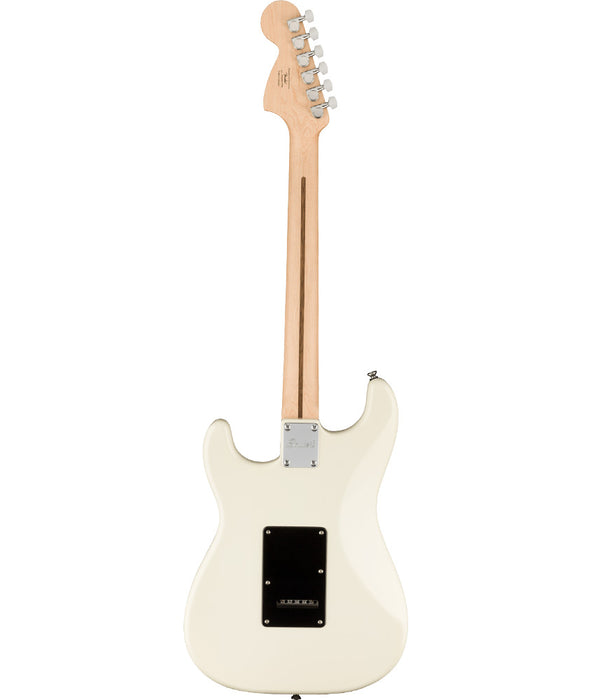 Pre-Owned Squier by Fender Affinity Stratocaster HH, Laurel Fingerboard, Black Pickguard, Olympic White
