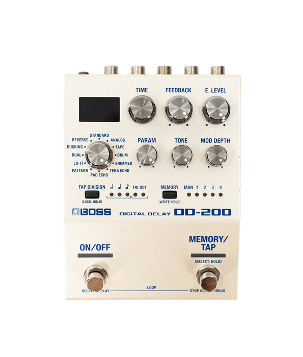 boss digital delay pedals Pre-Owned Boss DD-200 Digital Delay Multi-Effects Pedal