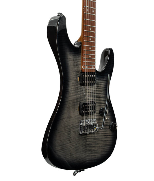 Pre-Owned Ibanez AZ24S1F Electric Guitar - Transparent Black Sunburst | Used