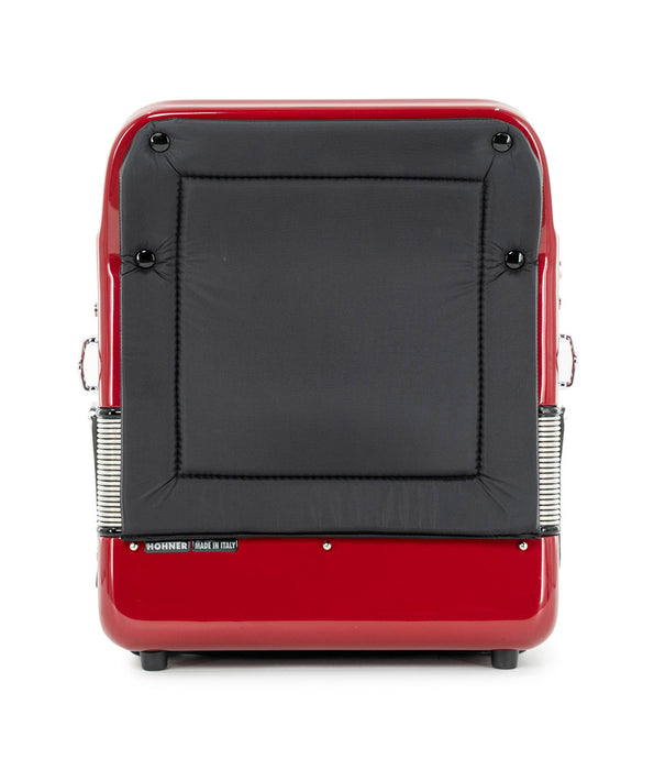 Pre-Owned Hohner Anacleto El Italiano III 5 Switch Compact GCF Accordion - Red | Used