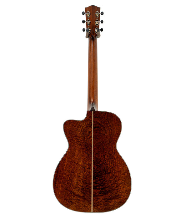 Eastman OM Cutaway Quilted Sapele Acoustic-Electric Guitar | New