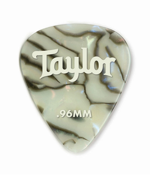 Taylor Celluloid 351 Picks (Heavy) .96mm, 12-Pack - Abalone