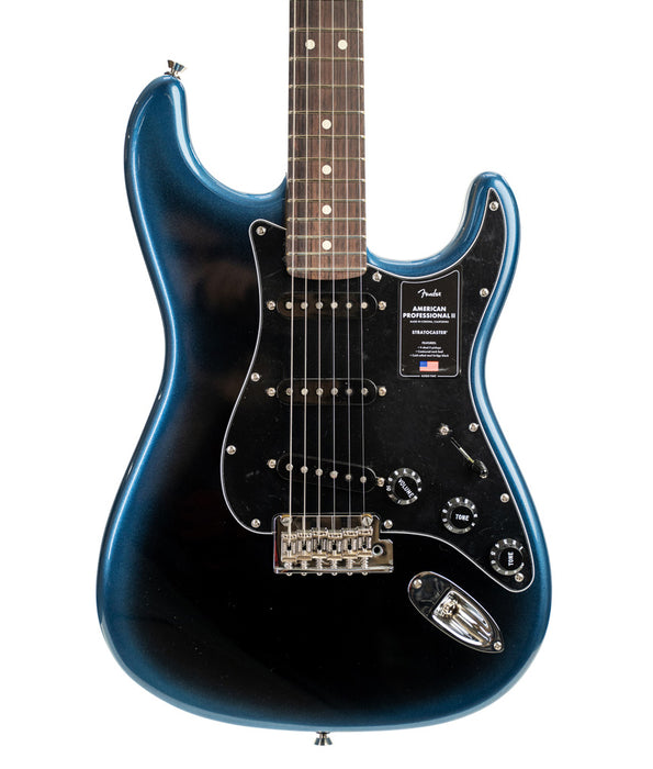 Pre-Owned Fender American Professional II Stratocaster, Rosewood Fingerboard, Dark Night