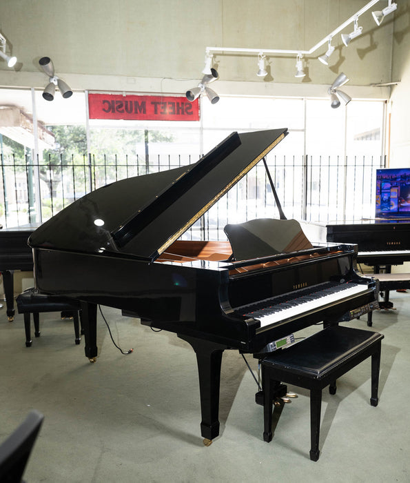 Yamaha C6 Grand Piano with Player System (1996) | Polished Ebony | Serial No. 5459587 | Used
