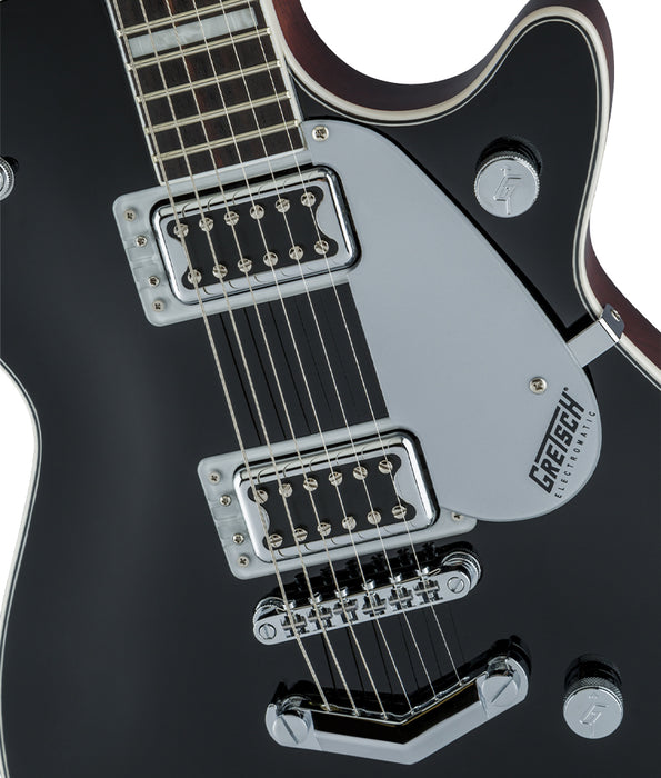 Gretsch G5220 Electromatic Jet BT Single-Cut w/ V-Stoptail, Black Walnut FB, Black