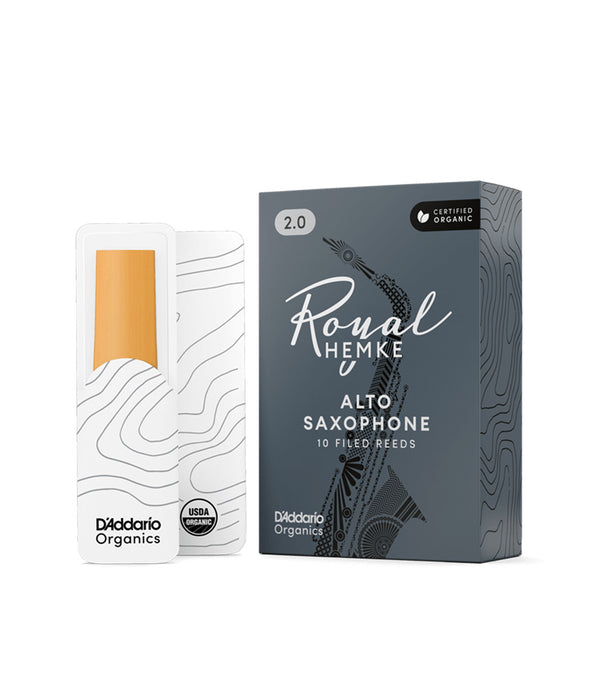 Royal Hemke Organic Alto Saxophone Reeds -Strength 3.0 (10-pack) | New
