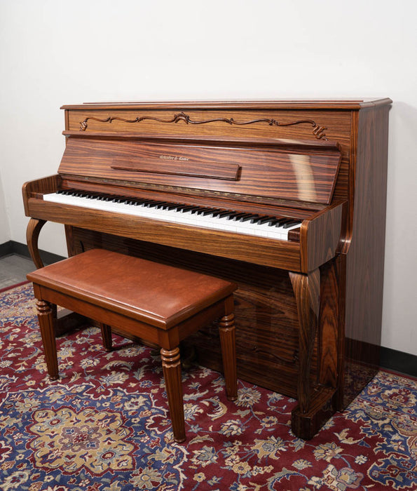 Schafer & Sons VS42 Upright Piano | Polished Walnut | Used