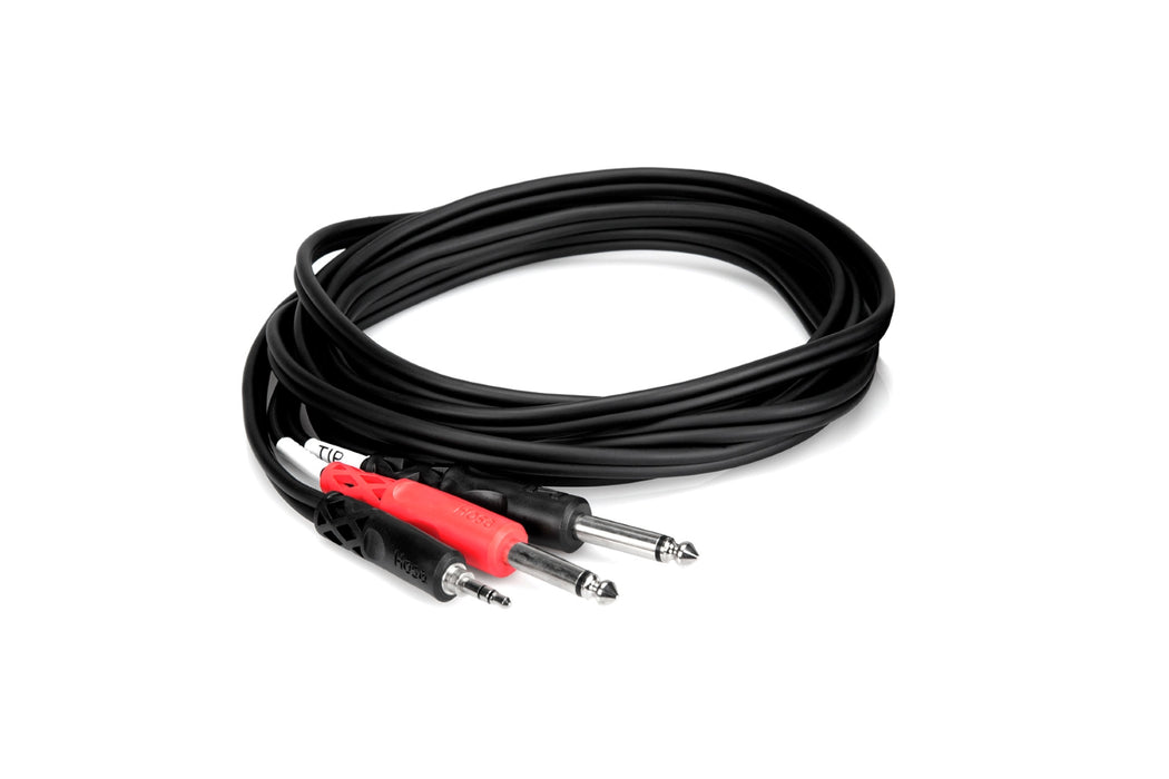 Hosa CMP-153 3' 1/8 Stereo - Dual 1/4 Mono Cable