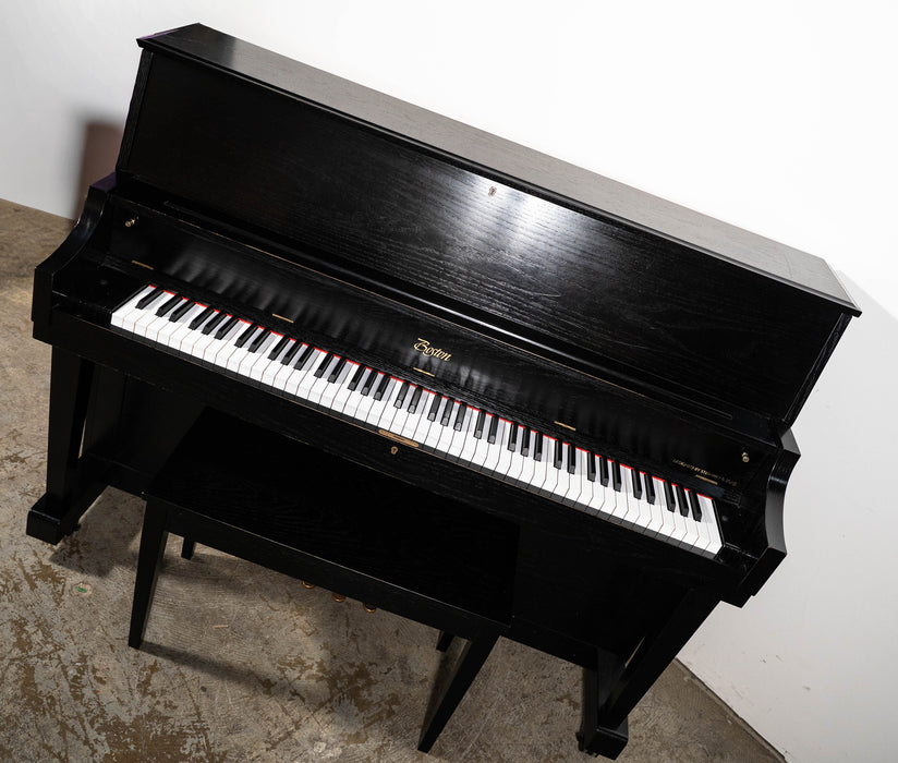 2018 Boston UP118S Upright Piano | Satin Ebony | 46.5" | Serial No. B192366 | Used