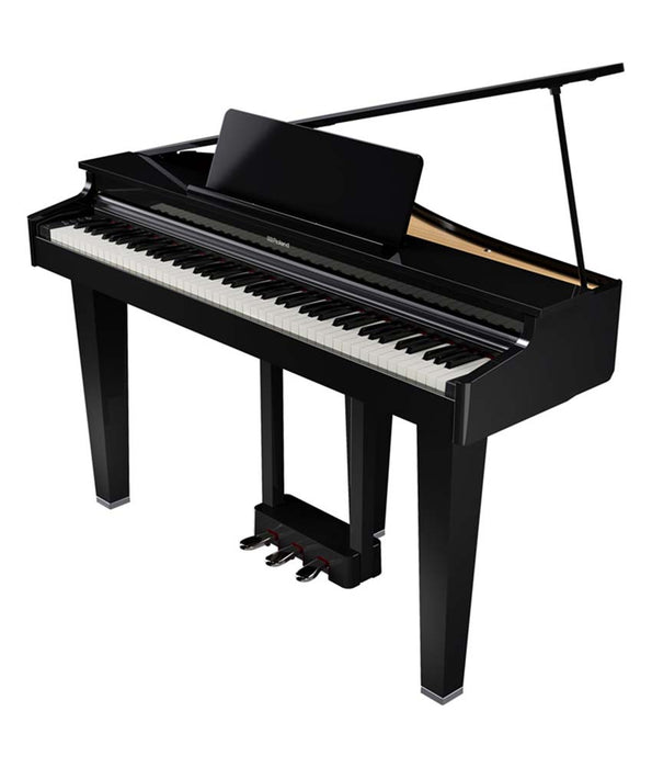 Pre Owned Roland GP-3 Digital Grand Piano Kit w/ Bench - Polished Ebony | Used
