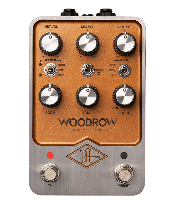 Universal Audio GPM-WDR Woodrow '55 Instrument Amplifier Simulator Pedalalamomusiccenter.myshopify.comUniversal AudioGuitar Pedals & Effects — Alamo Music Center