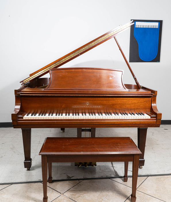 1973 Steinway Model L Grand Piano | Mahogany | 5'10" | Serial No. 435741 | Used