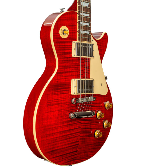 Pre-Owned 2023 Gibson Les Paul Standard 50s Figured Top Electric Guitar - 60s Cherry | Used