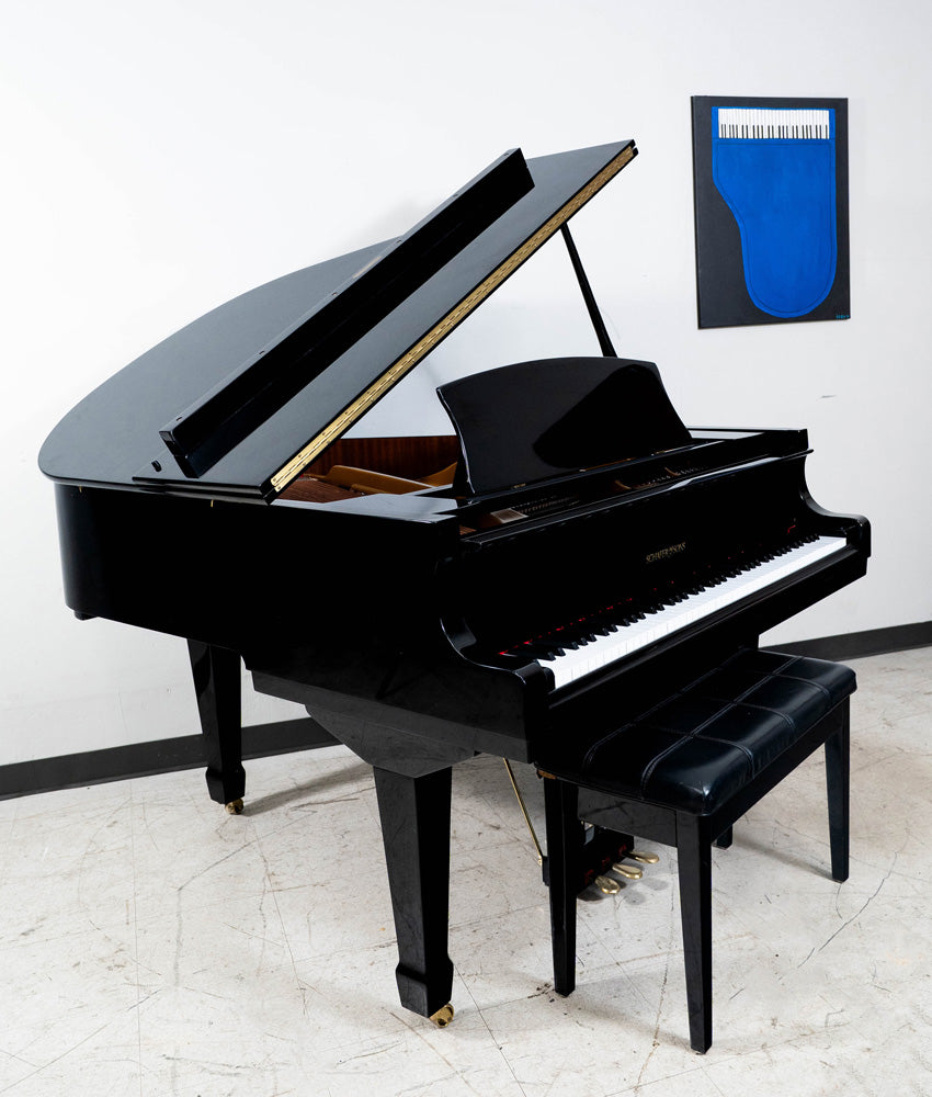 ピアノUS chafer &Sons Schafer & Sons Baby Grand Piano | Polished Ebony | Used — Alamo