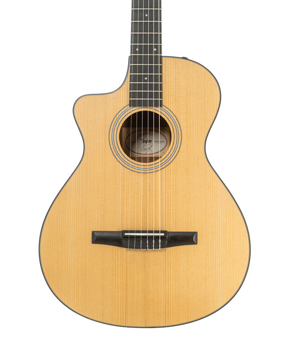 Taylor 112ce-N Grand Concert Spruce/Sapele Left-Handed Acoustic-Electric Guitar | New
