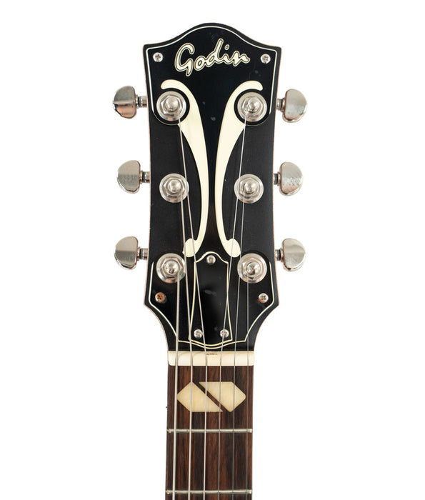 Pre-Owned Godin 5th Avenue Jumbo Hollowbody Electric Guitar - Memphis Sun | Used