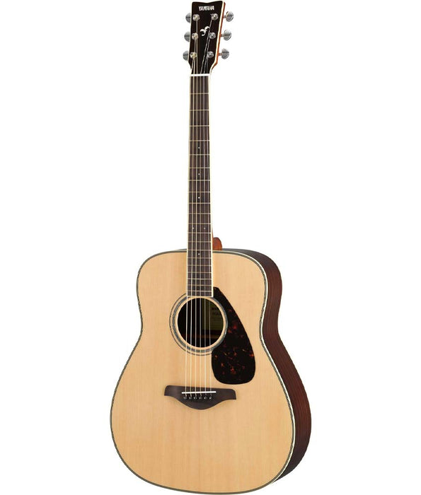 Yamaha FG830 Spruce Top, Rosewood Back/Sides Acoustic Guitar | New