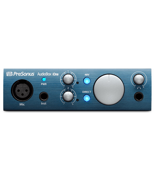 PreSonus AudioBox iOne 2x2 USB 2.0 iOS Interface Studio One Artist