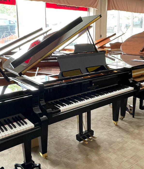 Fridolin 5'1" F156 Grand Piano | Polished Ebony
