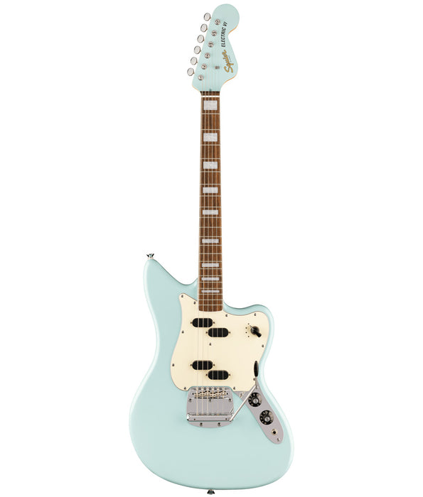 Squier Paranormal Electric VI Guitar - Daphne Blue | New
