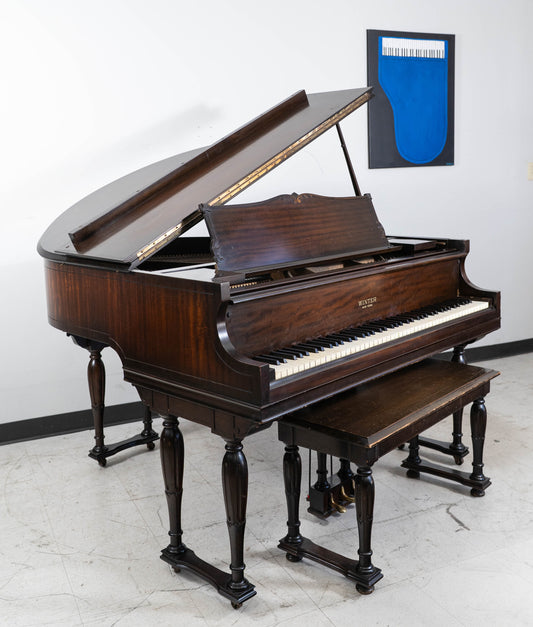 1963 Winter Baby Grand Piano | Dark Mahogany | 4'6" | Serial No. 97972 | Used