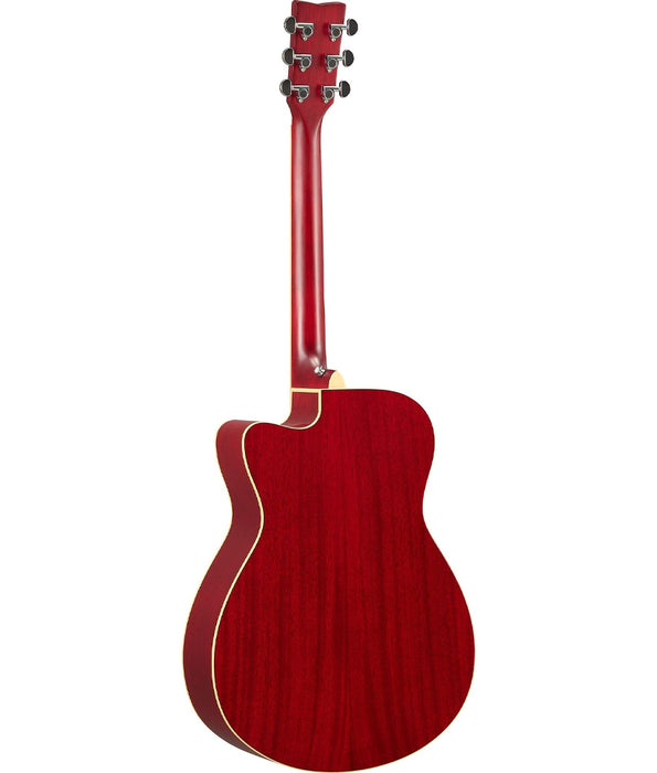 Pre-Owned Yamaha FSC-TA Transacoustic Cutaway Acoustic-Electric Guitar - Ruby Red