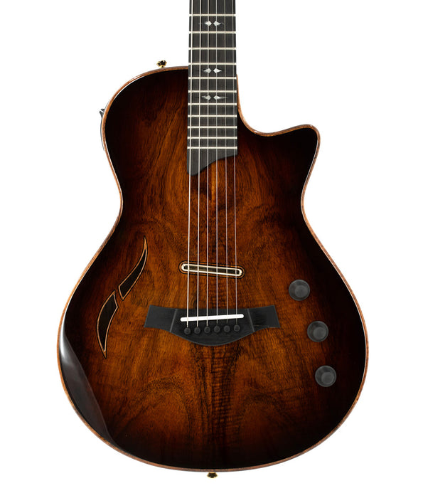 Taylor "Factory-Demo" T5z Custom Koa Hollow-Body Electric-Acoustic Guitar w/ Armrest | 3097