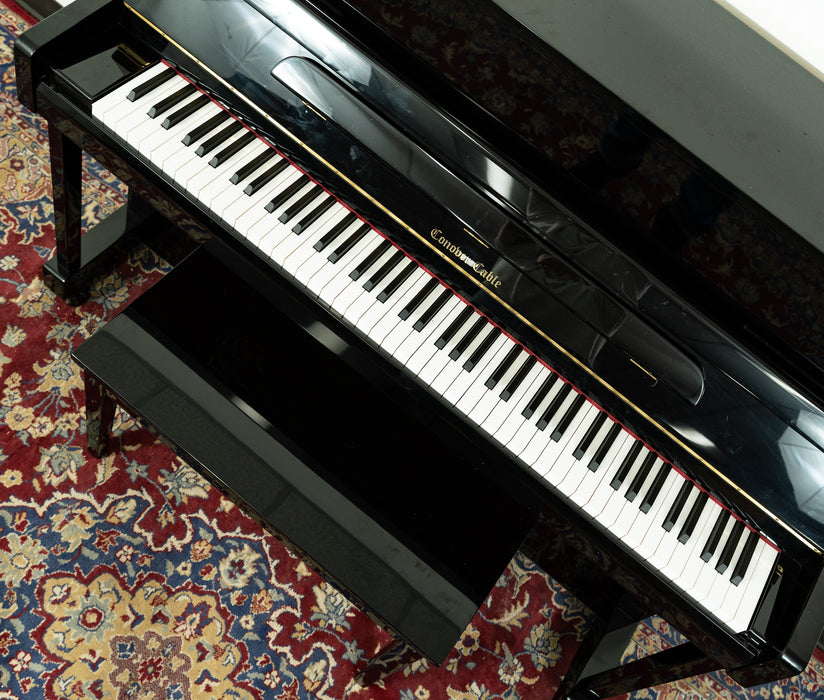 Conover Cable CC145 Upright Piano | Polished Ebony | SN: IJMG00427 | Used