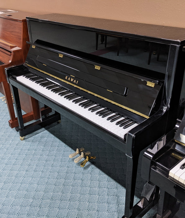 UTSA 2023 Kawai K300 Upright Piano | 48"| Polished Ebony | Used