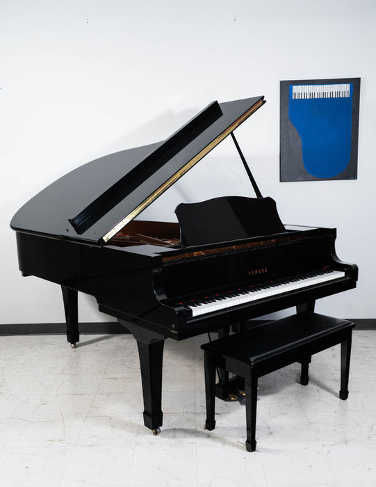 2009 Yamaha C5 Grand Piano | Polished Ebony | 6'7" | Serial No. 6083829 | Used