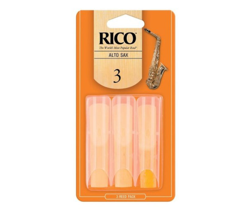 Rico Reeds #3 Alto Sax - 3 Packalamomusiccenter.myshopify ...