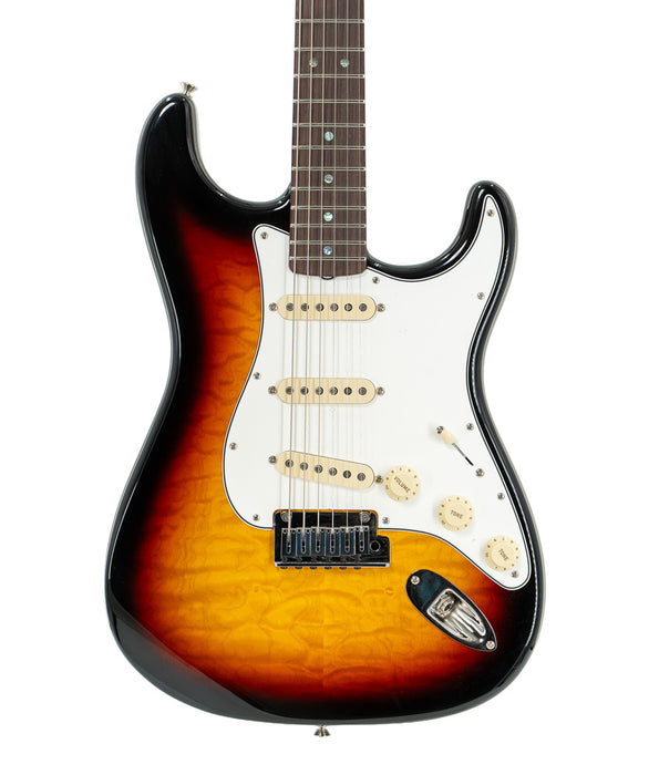 Fender Custom Shop 1963 Quilt AA Stratocaster Electric Guitar - Antique Burst | New