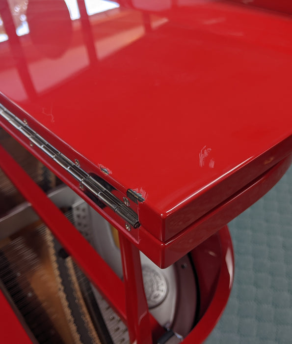2023 Kawai GL-10 Classic Baby Grand Piano | Ferrari Red Polish | 5'0" | Used