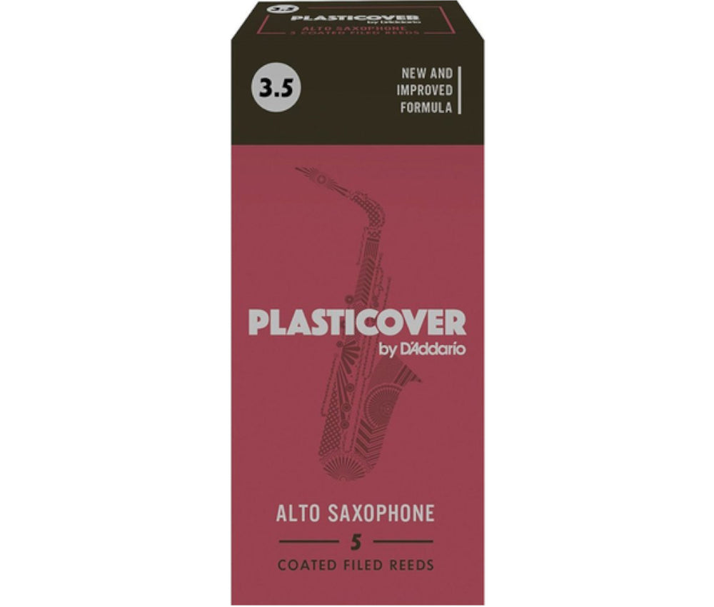 Tenorsaxophon Blätter Rico Plasticover Tenorsaxophon Schilf – Stärke 2.5, 5er-Pack Von D'Addario D Addario