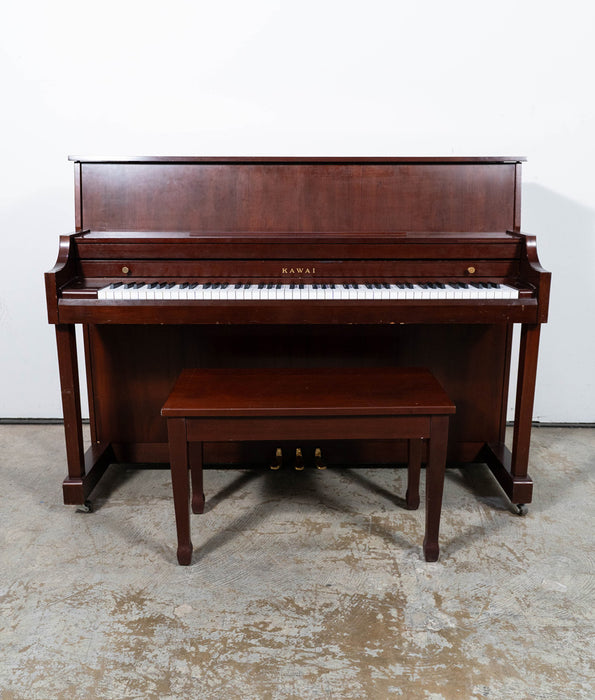 Kawai 506N Upright Piano (2005) | Satin Mahogany | 44.5"| Serial No. F007191 | Used