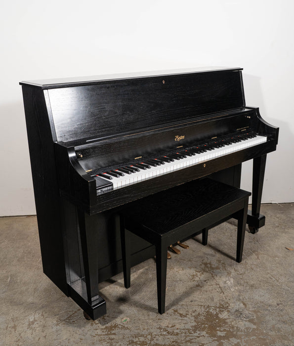 2018 Boston UP118S Upright Piano | Satin Ebony | 46.5" | Serial No. B192366 | Used