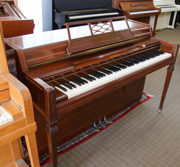 Yamaha Tiger Striped Spinet Piano