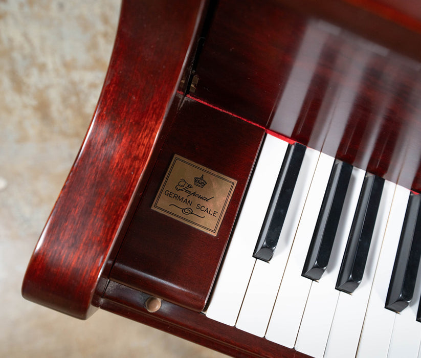 Samick SG-172 Grand Piano (1986) | Satin Mahogany | Serial No. 8612896 | New