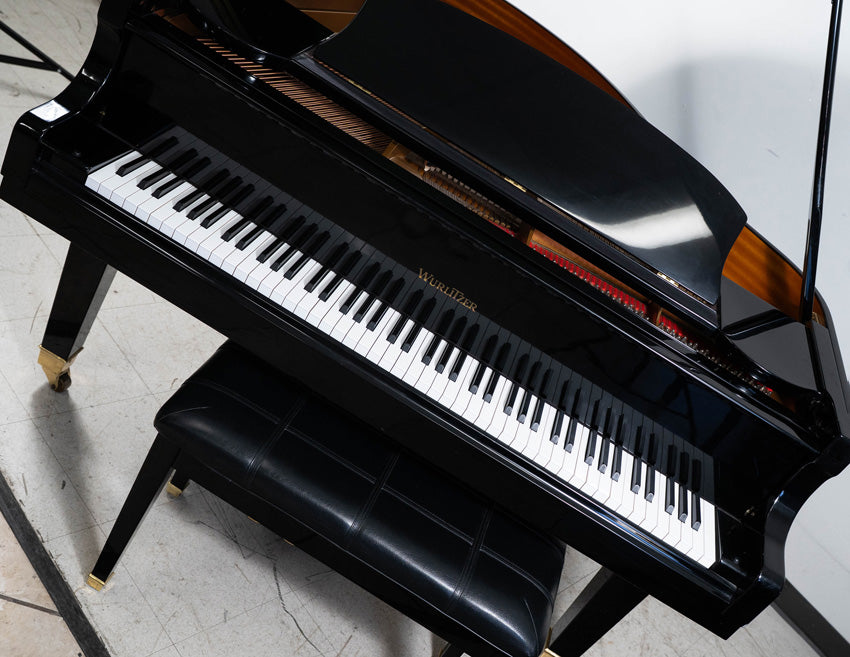 2004 Wurlitzer C153 Grand Piano | Polished Ebony | 5'0" | Serial No. 71315 | Used