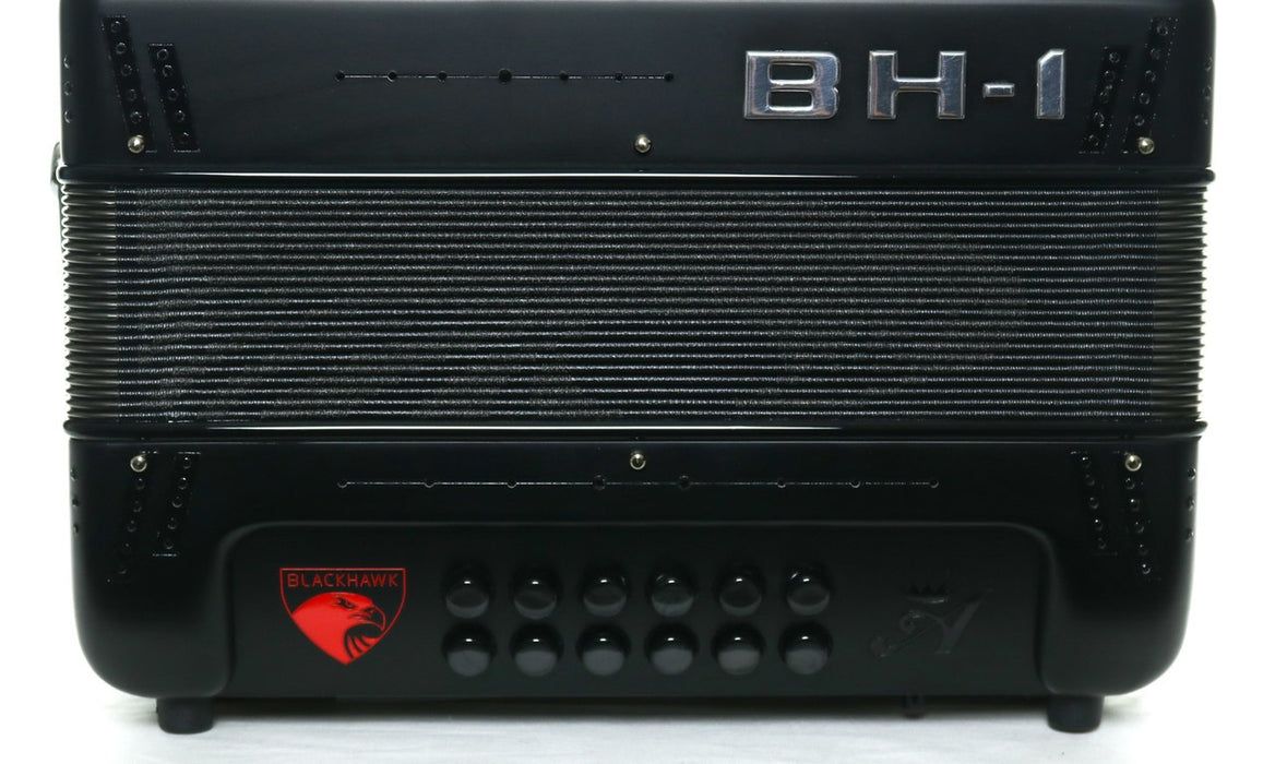 Hohner Anacleto BH-1 Black Hawk 5-Switch EAD Compact Accordion Black