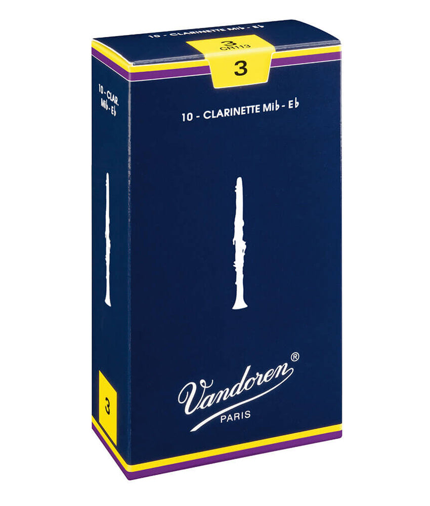 Woodwind Instrument Accessories Vandoren CR1113 3 Strength Eb Reeds 10 pack Alamo