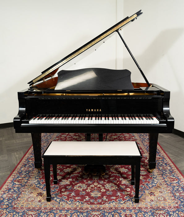 Yamaha 7'6" C7 Grand Piano | Polished Ebony | SN: E4280386 | Used