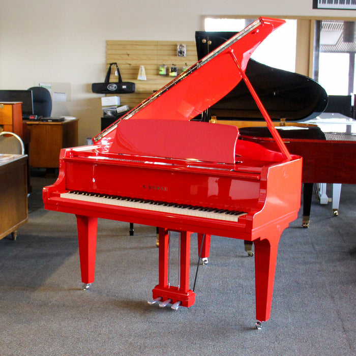 2023 Kawai GL-10 Classic Baby Grand Piano | Ferrari Red Polish | 5'0" | Used