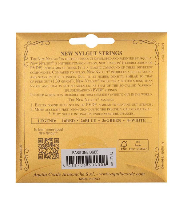 Aquila 21U Baritone Ukulele String Set